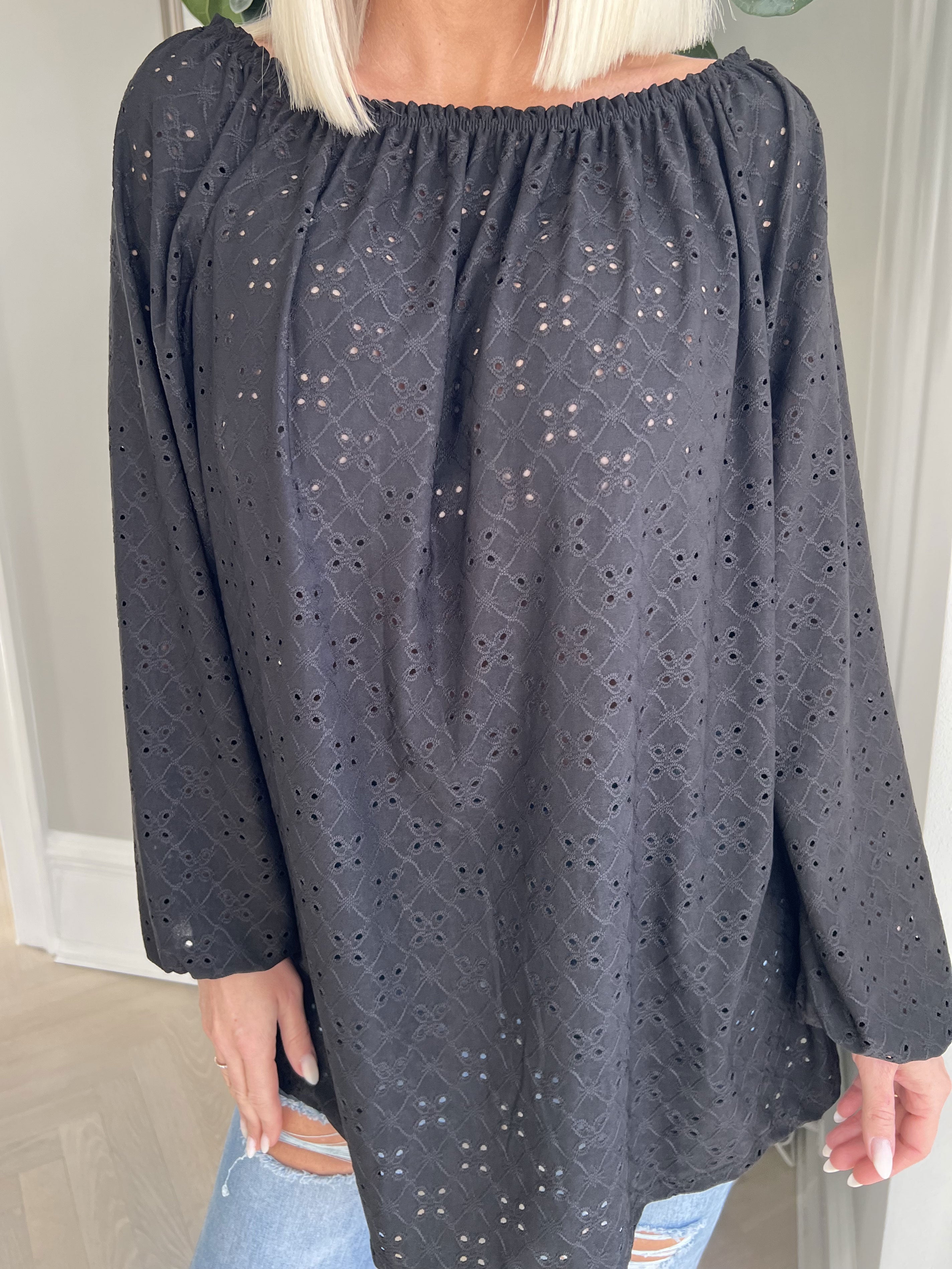 Mimi - Sød blød tunika med broderinger